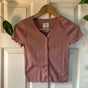 Gap Teen Top. Buttoned. Size 14-16